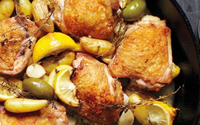 Mediterranean Chicken with Cured Olives and Lemon