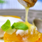 Sweet grilled peaches